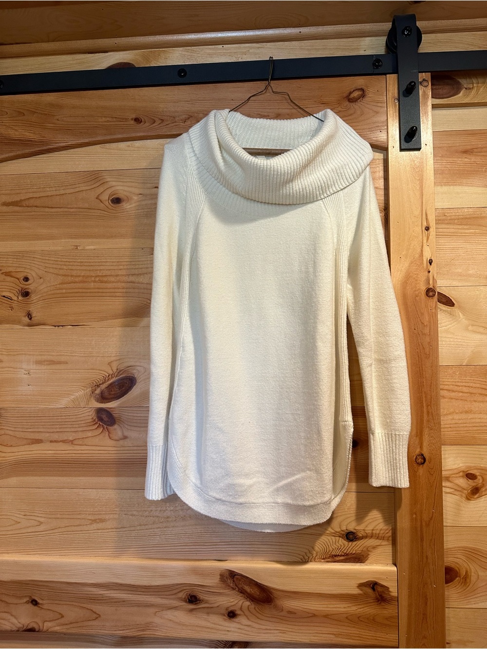 Anthropologie MOTH Ivory Cowl Neck Pullover Sweater